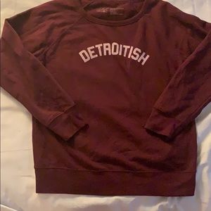 Medium-Detroitish Sweatshirt, never been worn